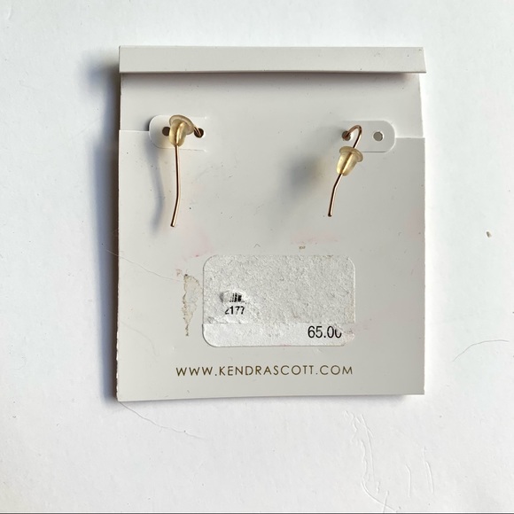 Kendra Scott Rose Gold Open Earrings - Picture 6 of 6
